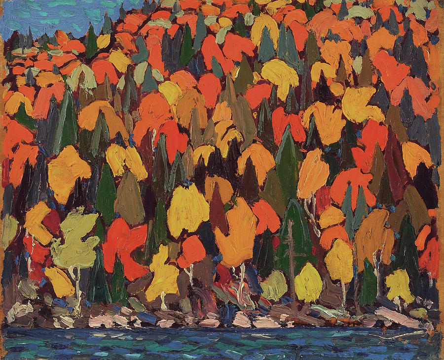 Fall Painting - Autumn Foliage  #5 by Tom Thomson