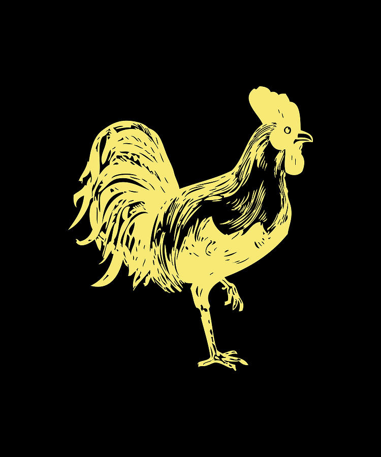 Awesome Chicken Design Digital Art by CalNyto - Fine Art America