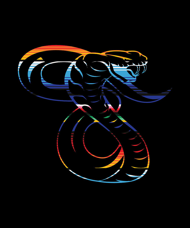 Awesome King Cobra Snake Digital Art by CalNyto - Pixels