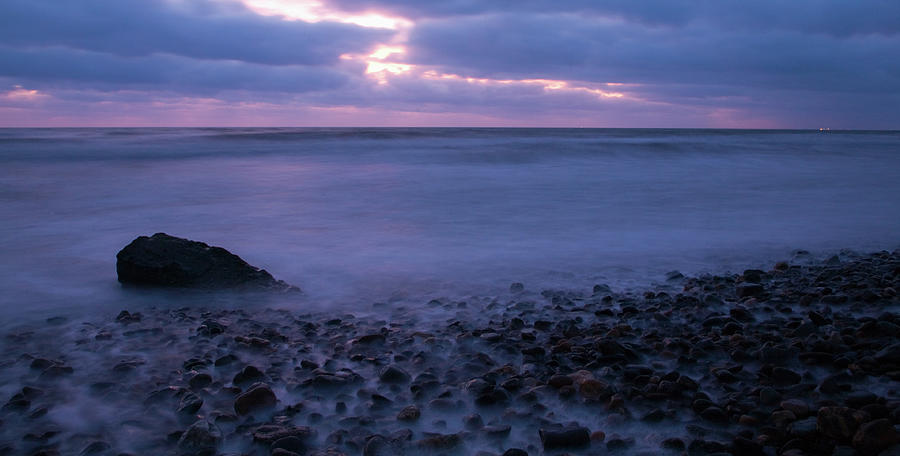 Ballyconnigar Strand at dawn #5 Photograph by Ian Middleton