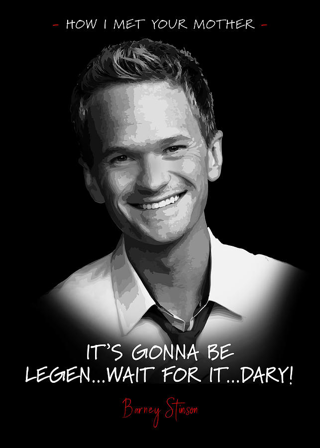 Sales Painting - Barney Stinson Poster  #5 by Victoria Walsh