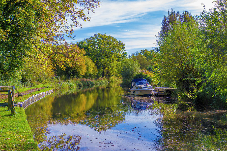Fall Photograph - Basingstoke Canal Autumn #5 by Philip Enticknap