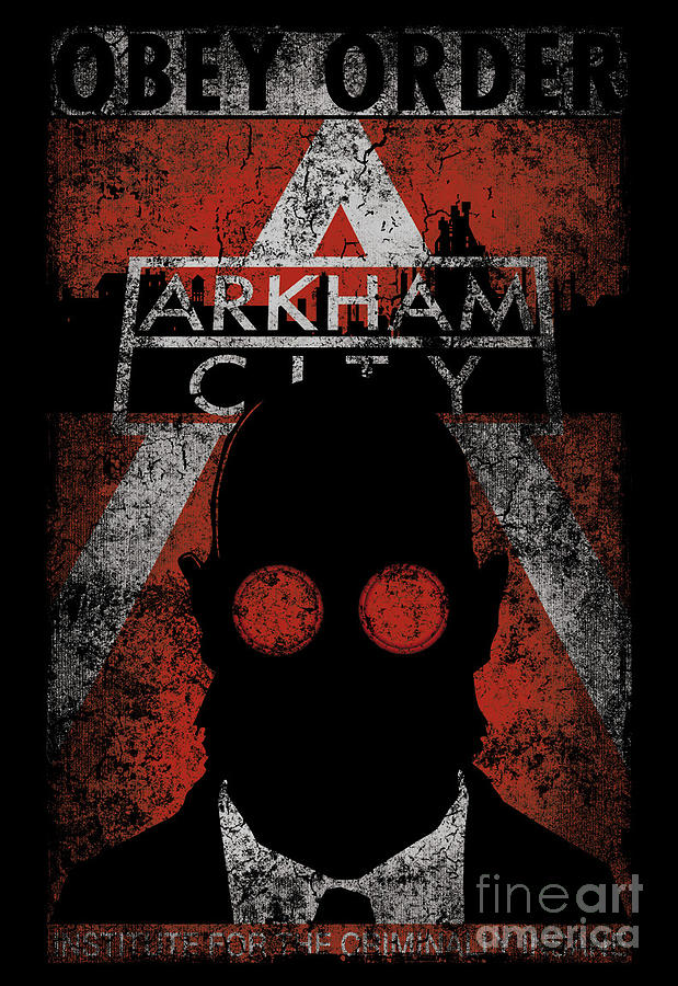 batman arkham city poster