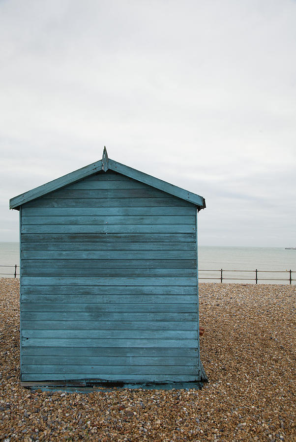 Beach hut at Kingsdown #5 Photograph by Ian Middleton