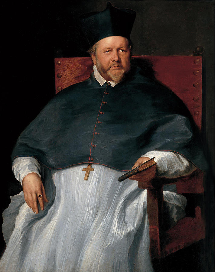 Anthony Van Dyck Painting - Bishop Jan van Malderen  #5 by Anthony van Dyck