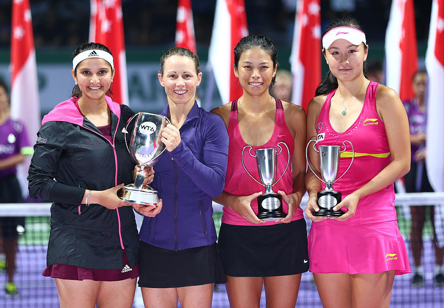 BNP Paribas WTA Finals: Singapore 2014 - Day Seven #5 Photograph by Clive Brunskill