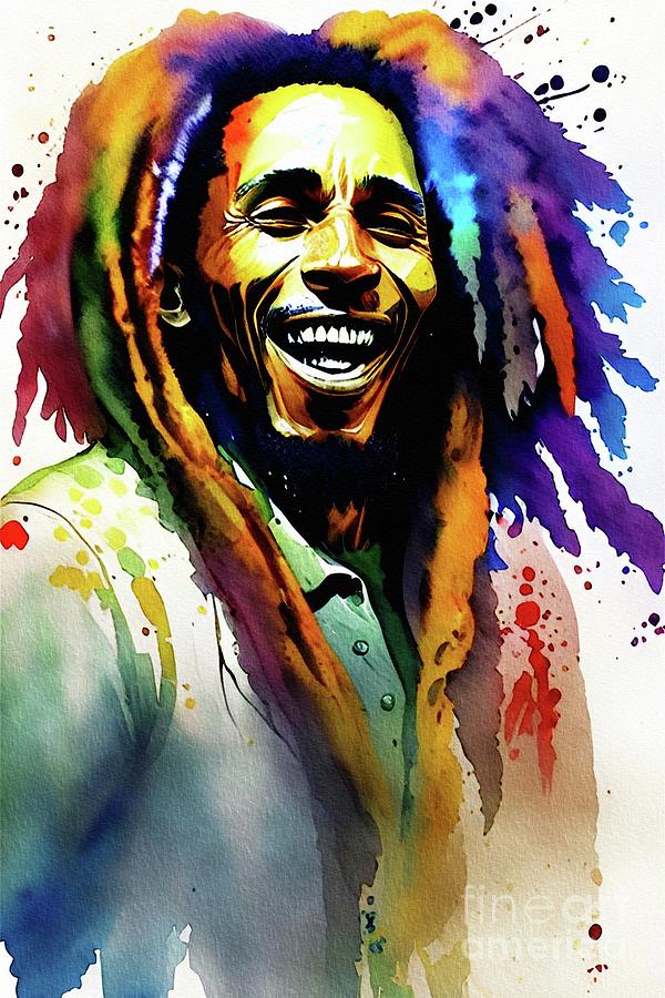 Bob Marley, Music Legend Painting by John Springfield - Fine Art America