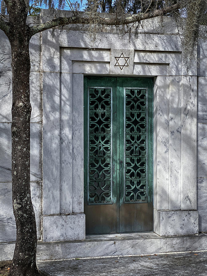 Bonaventure Mausoleum Doors, Bonaventure Cemetery, Savannah, Geo #4 Photograph by Dawna Moore Photography
