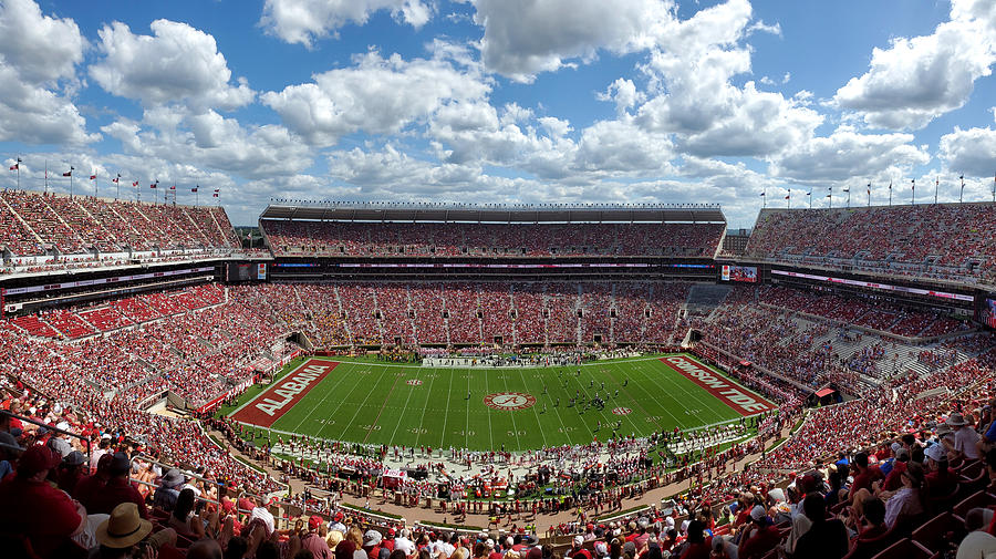 Bryant-Denny Stadium Panorama Photograph by Kenny Glover | Pixels