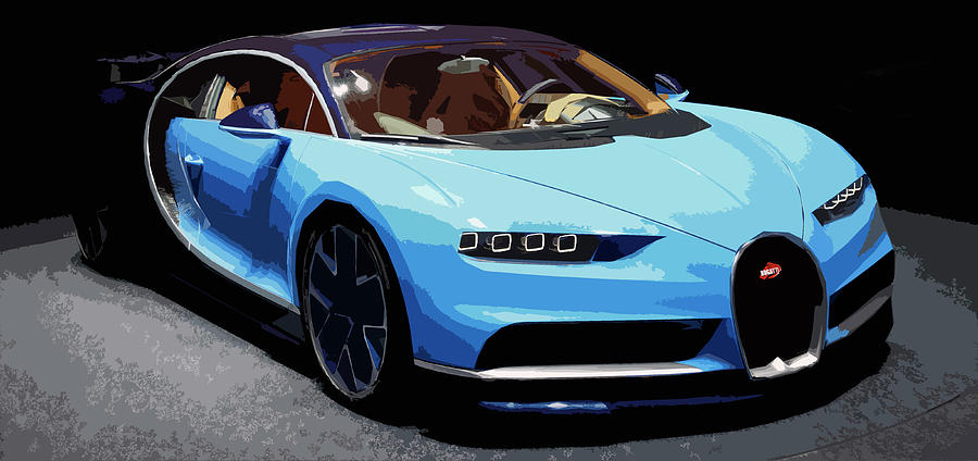 Bugatti Chiron #5 Digital Art by Thespeedart Bugatti Chiron #5 Digital Art by Thespeedart