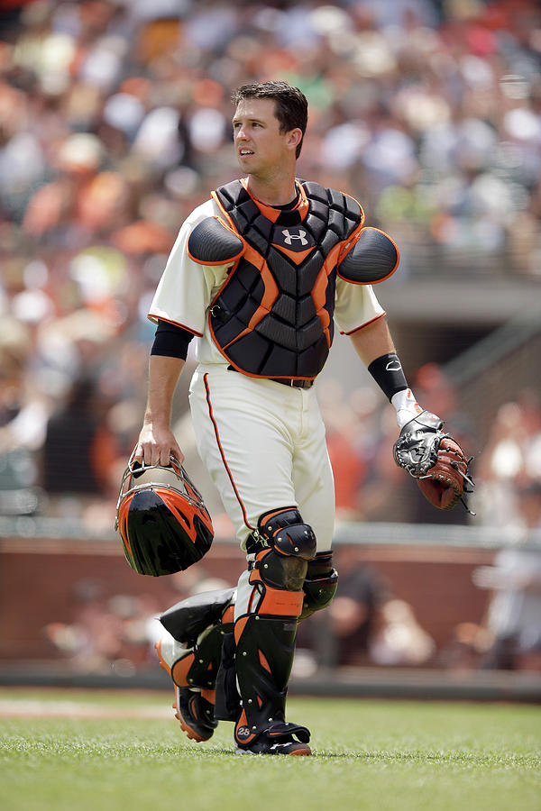 Buster Posey Photograph by Ezra Shaw