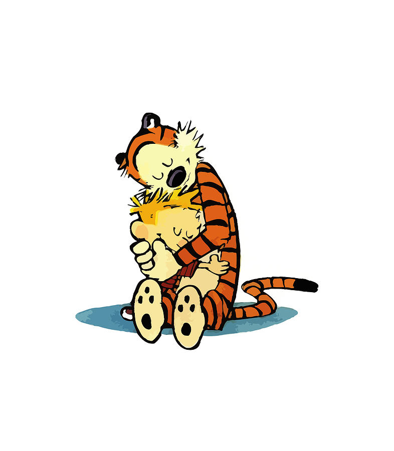 Calvin And Hobbes Digital Art by Susan D Love - Pixels