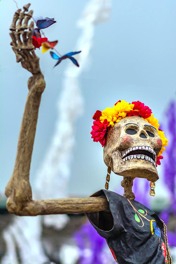 Celebrating Day of the Dead in Mexico City #5 Photograph by Gabriel Perez