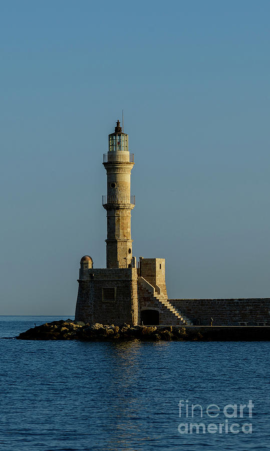 Chania Lighthouse #5 Photograph by Patrick Nowotny