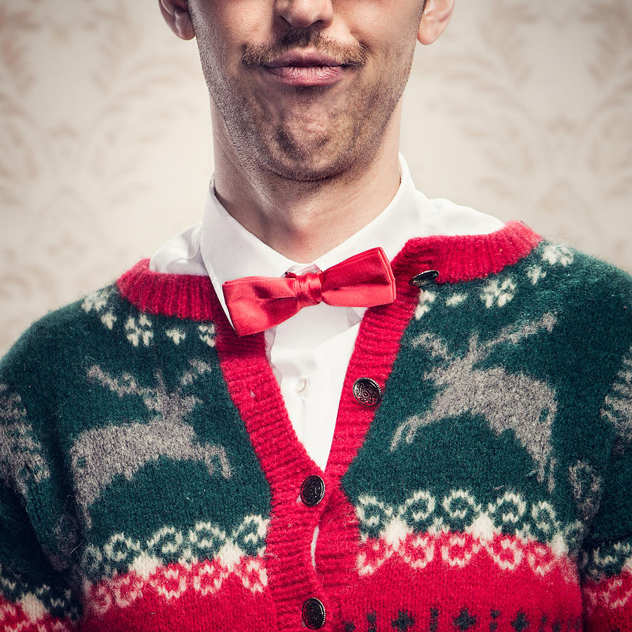 Christmas Sweater Nerd #5 Photograph by RyanJLane