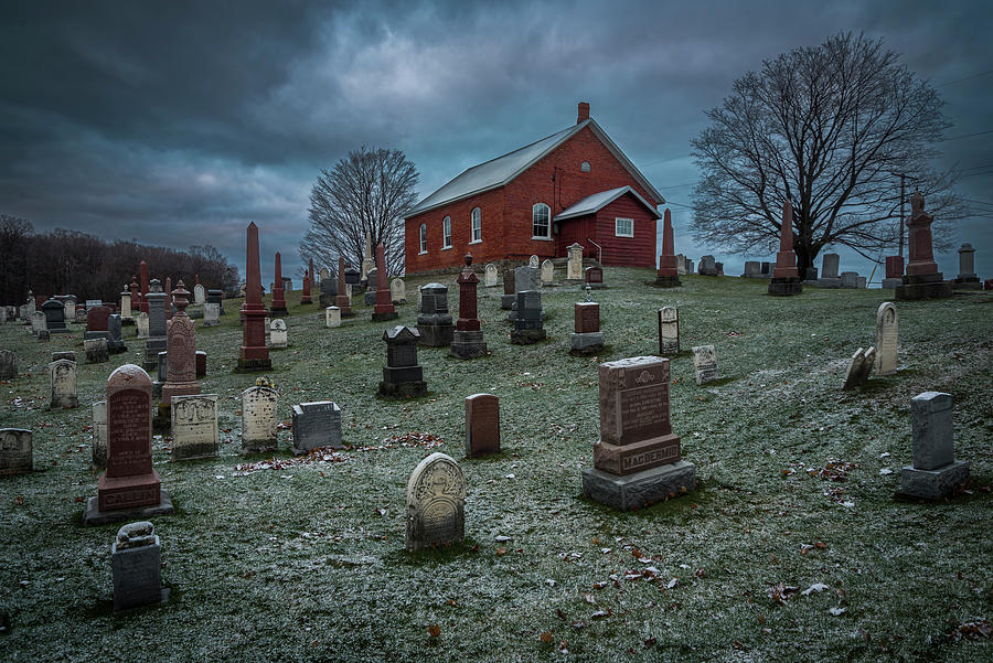 Winter Photograph - Church #5 by David Hook