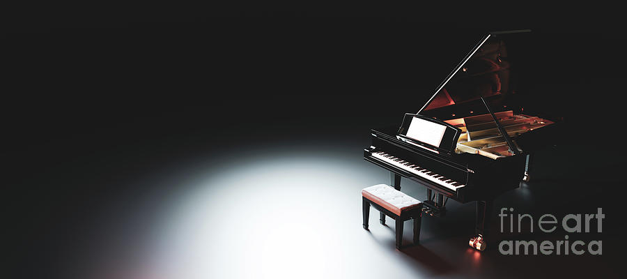 Classic grand piano keyboard #5 Photograph by Michal Bednarek