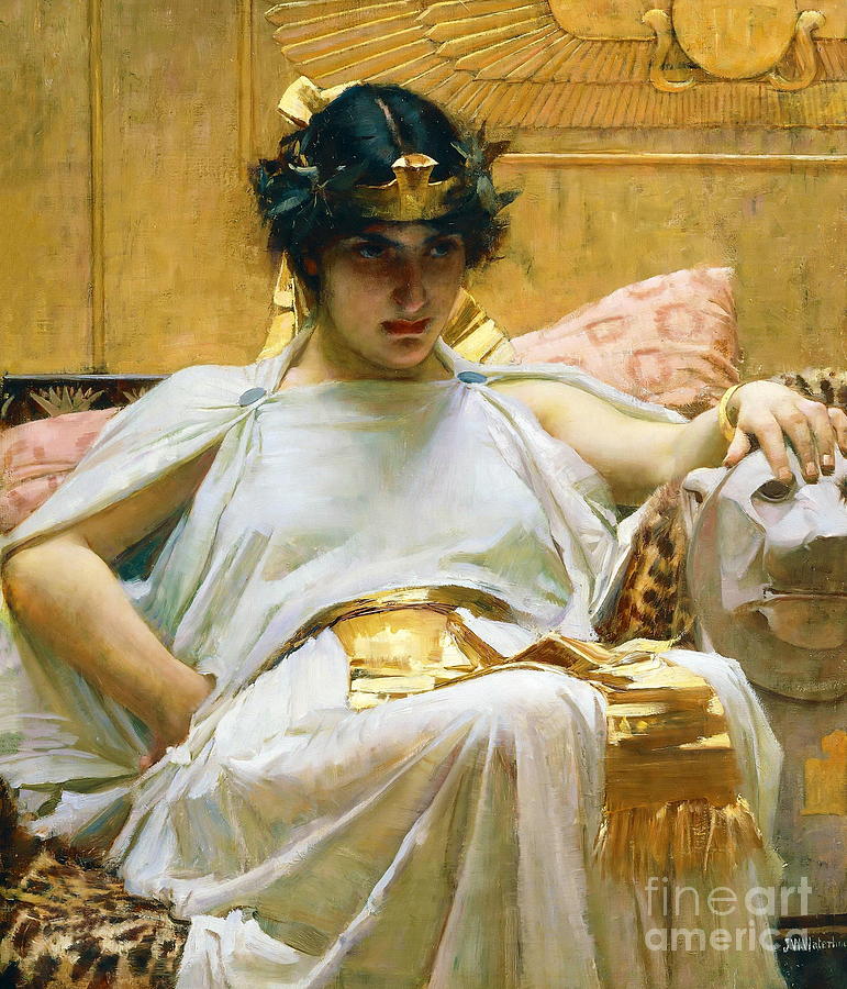 Cleopatra #5 Painting by John William Waterhouse