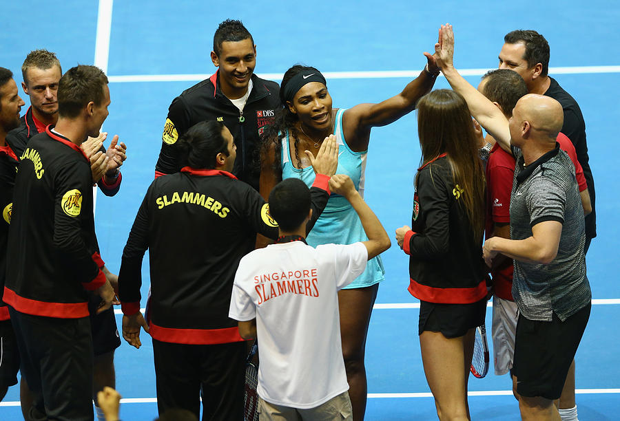 Coca-Cola International Premier Tennis League - Singapore: Day Two #5 Photograph by Clive Brunskill