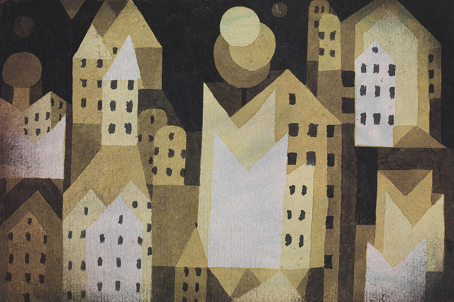 Paul Klee Painting - Cold City #6 by Paul Klee