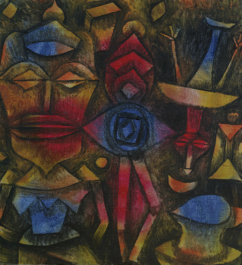 Paul Klee Painting - Collection of Figurines #6 by Paul Klee