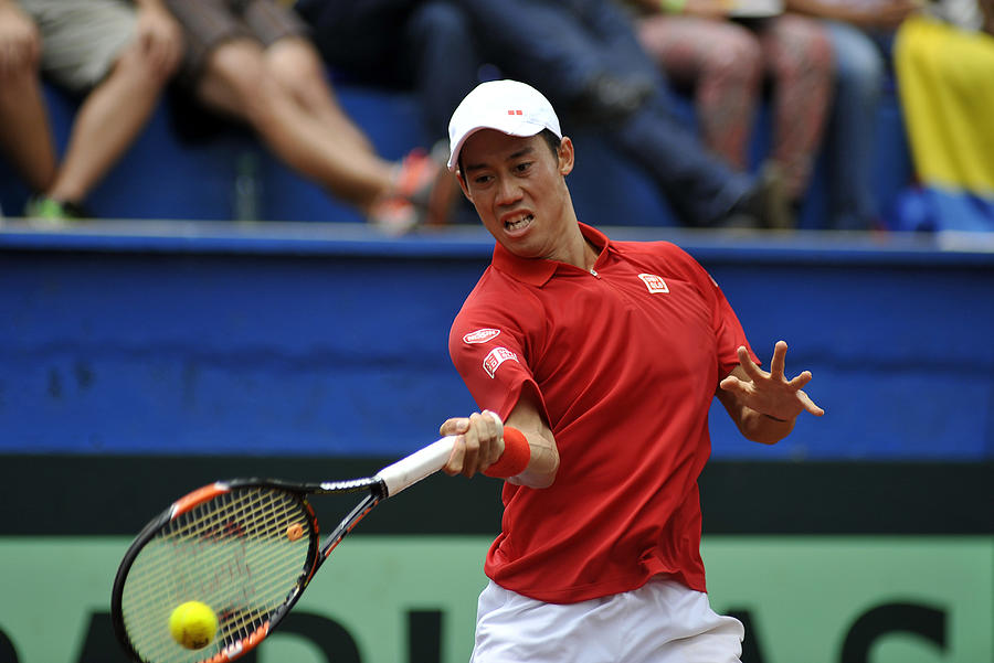 Colombia v Japan - Davis Cup World Group Play-Off - Day 3 #5 Photograph by Getty Images Latam