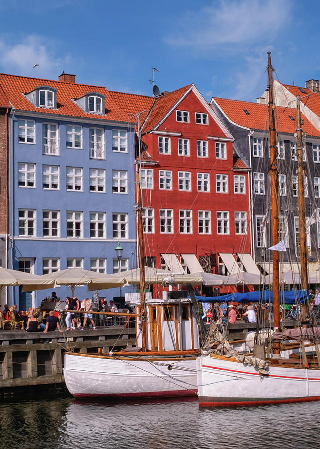 Colorful Buildings Of Nyhavn In Copenhagen, Denmark Photograph