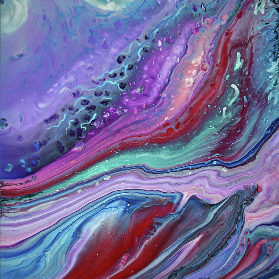 Cosmic Conception #5 Painting by Diane Goble