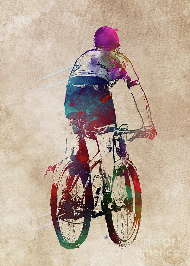 Cycling #cycling #sport #bike #5 Digital Art by Justyna Jaszke JBJart