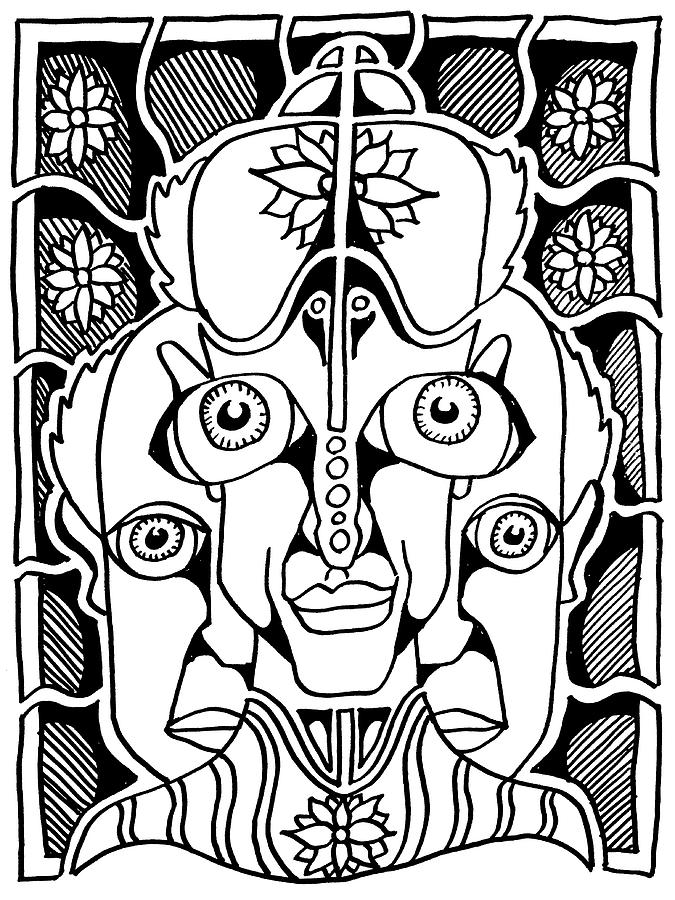 Deranged Daydream Doodle Drawing by Boaz Zippor - Fine Art America