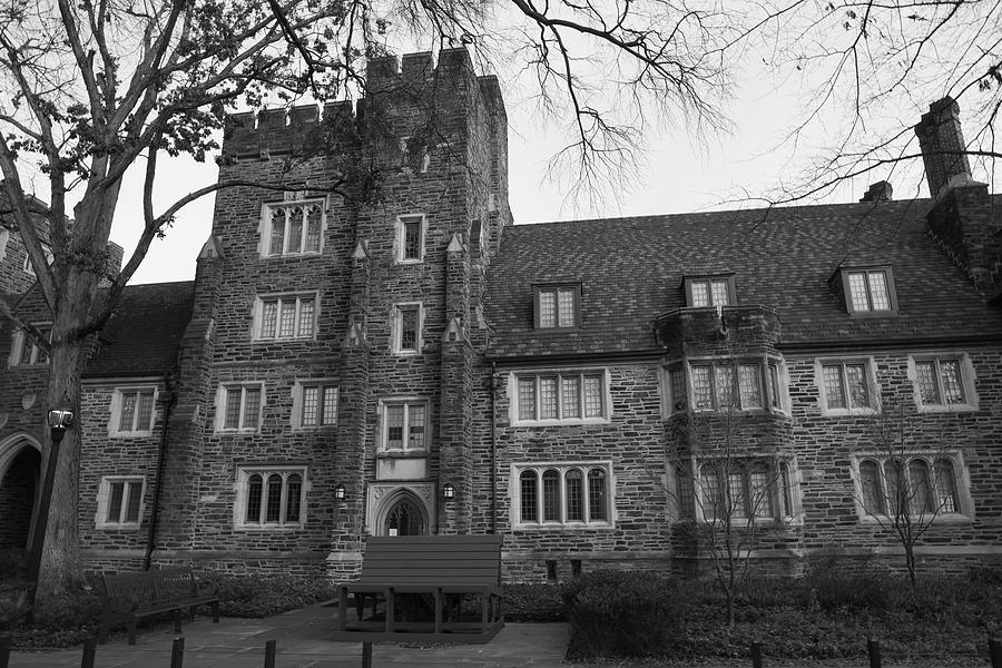 Duke University in black and white #5 Photograph by Eldon McGraw