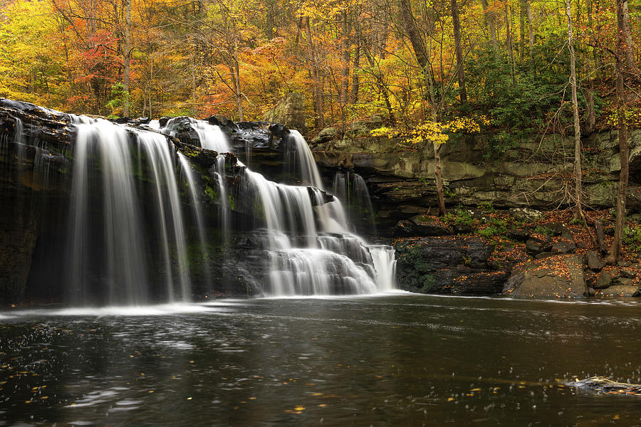 Brush Creek Falls Photograph by Micheal Carpenter - Fine Art America