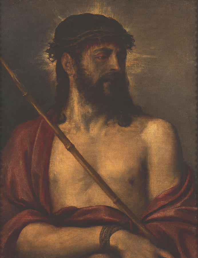 Titian Painting - Ecce Homo  #5 by Titian