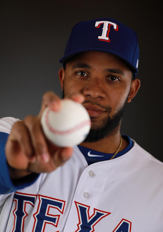 Elvis Andrus #5 Photograph by Gregory Shamus