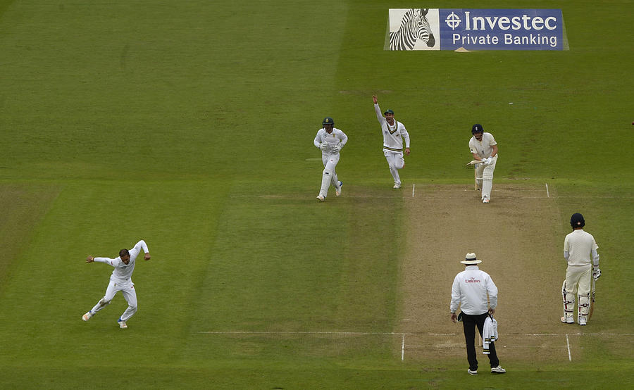 England v South Africa - 2nd Investec Test: Day Two #5 Photograph by Philip Brown