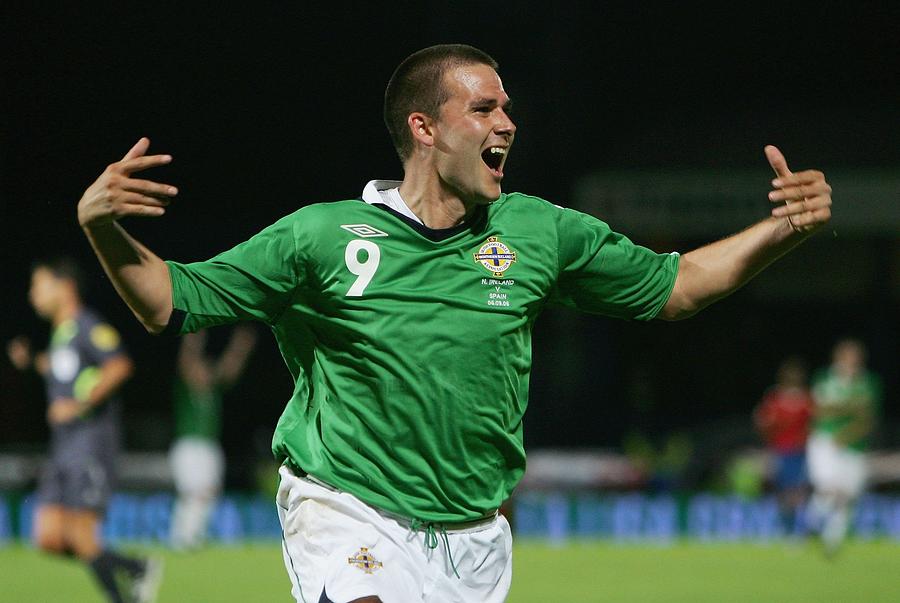 Euro2008 Qualifier: Northern Ireland v Spain #5 Photograph by Laurence Griffiths