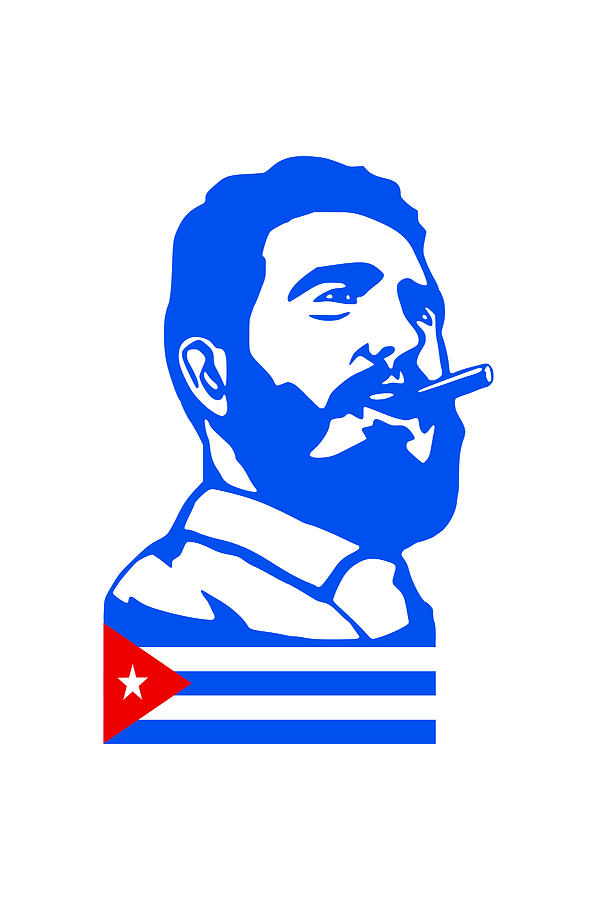 Fidel Castro Cuba revolutionary Communist Digital Art by Tedi Ers ...