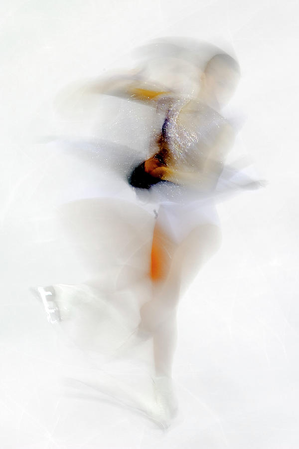 2006 Photograph - Figure Skating Blurred Action #5 by PCN Photography