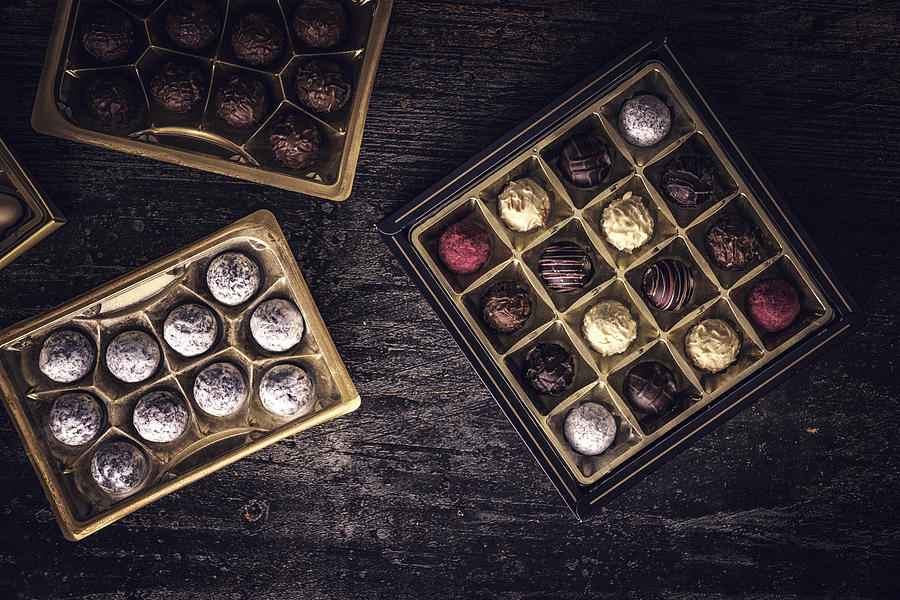 Finest Chocolate Truffle Pralines #5 Photograph by GMVozd