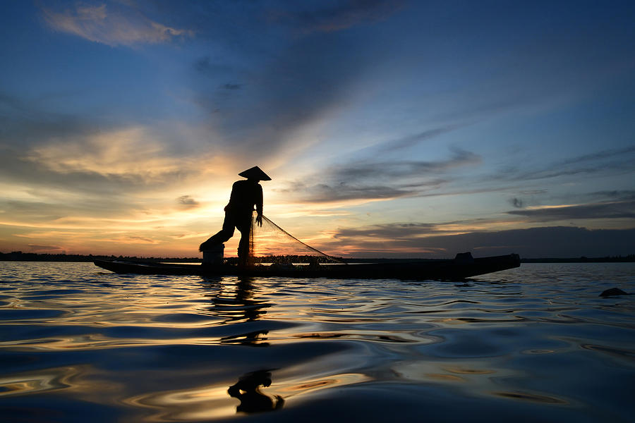 Fisherman #5 Photograph by Sarawut