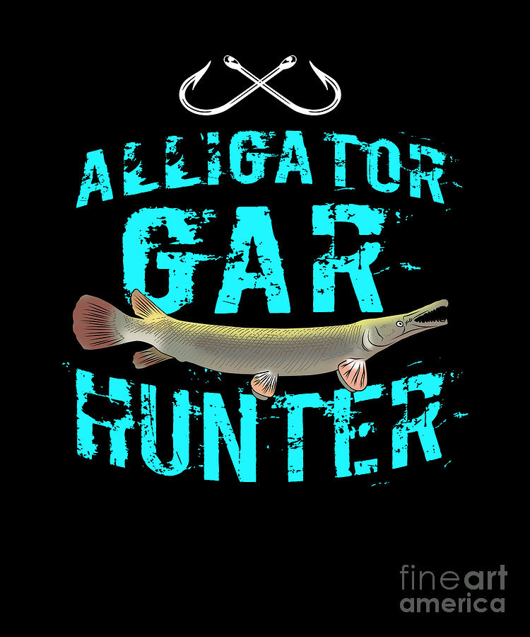 Funny Alligator Gar Fishing Freshwater Fish Gift #5 Digital Art by ...