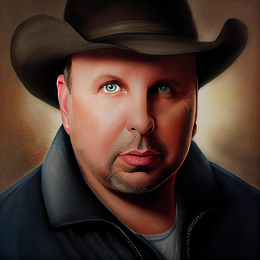 Garth Brooks Art Digital Art By Tim Hill - Fine Art America