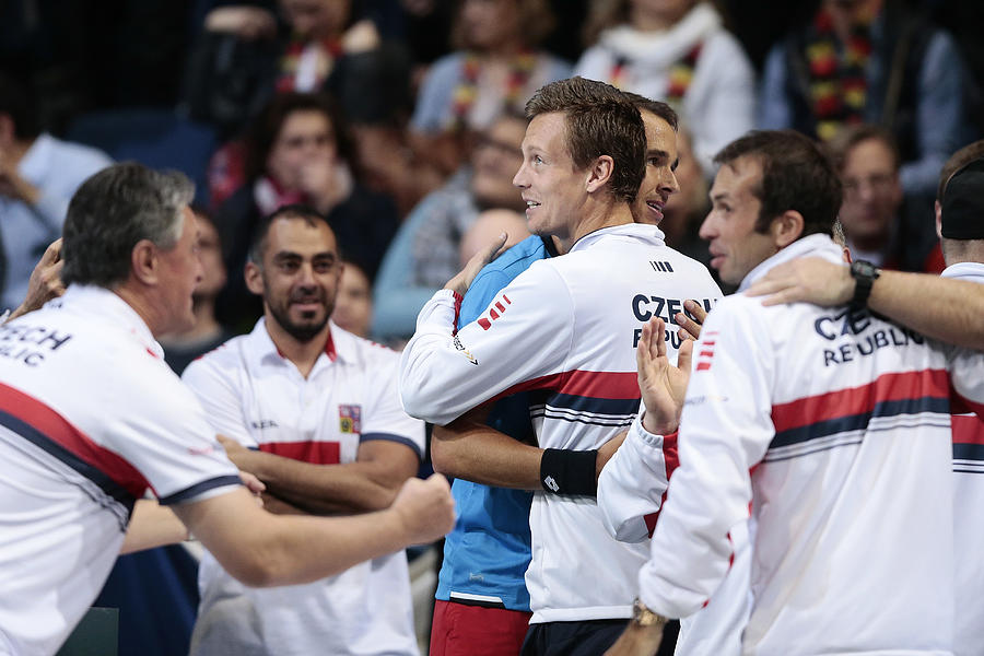 Germany v Czech Republic - Davis Cup Day 3 #5 Photograph by Oliver Hardt