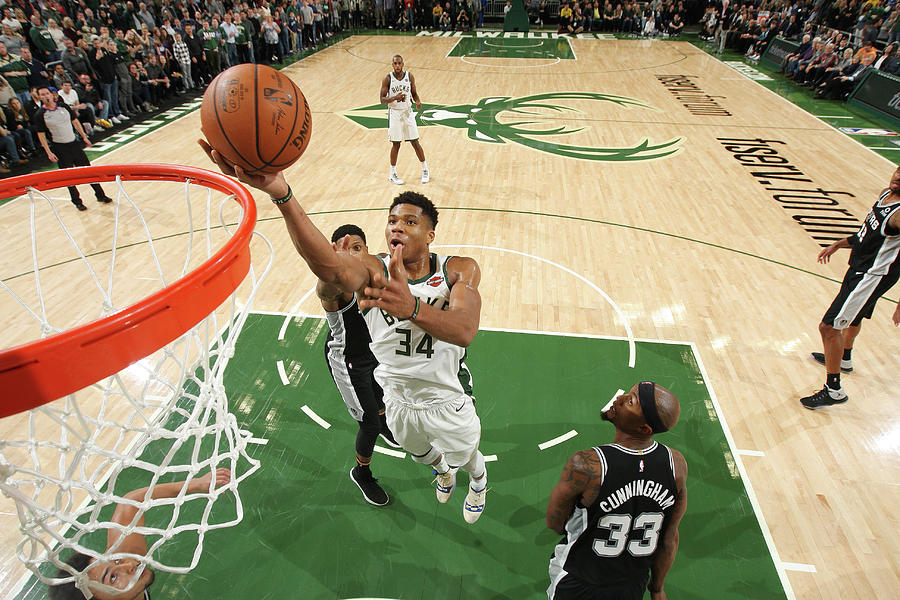 Giannis Antetokounmpo #5 Photograph by Gary Dineen