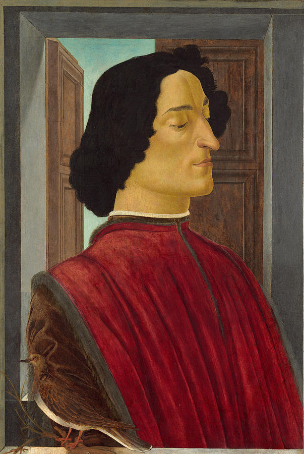 Sandro Botticelli Painting - Giuliano de  Medici  #5 by Sandro Botticelli