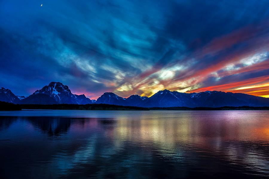 Sunset Photograph - Grand Teton National Park #5 by Brian Venghous