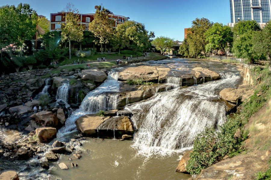 Greenville South Carolina On Reedy River In Downtown #5 Photograph by Alex Grichenko