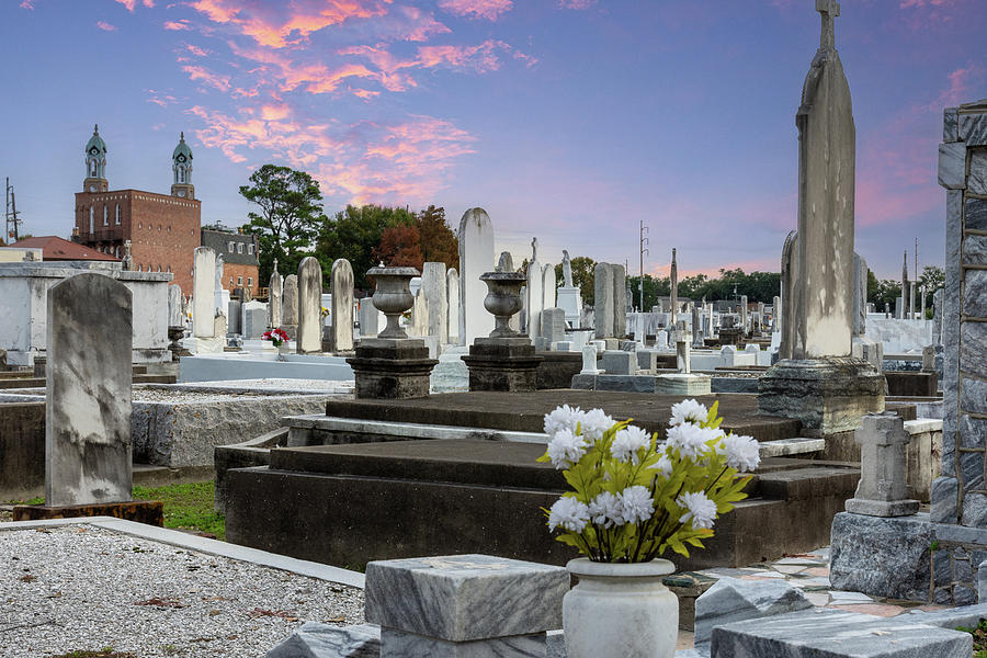 New Orleans Photograph - Greenwood Cemetery #5 by Peter Olsen