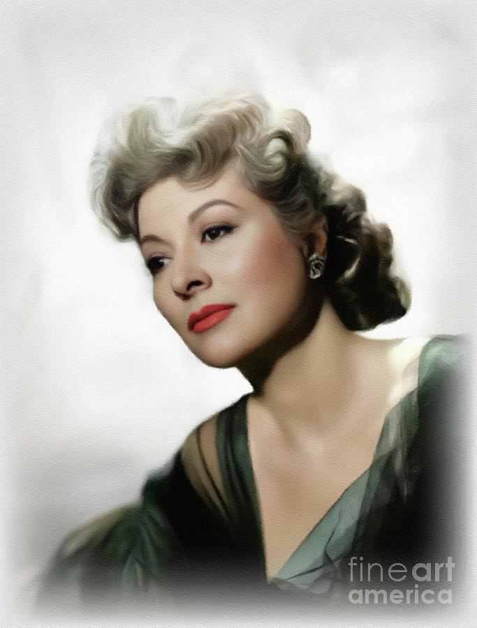 Greer Garson, Movie Star #5 Painting by Esoterica Art Agency - Pixels