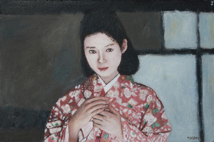 Greeting #5 Painting by Masami Iida